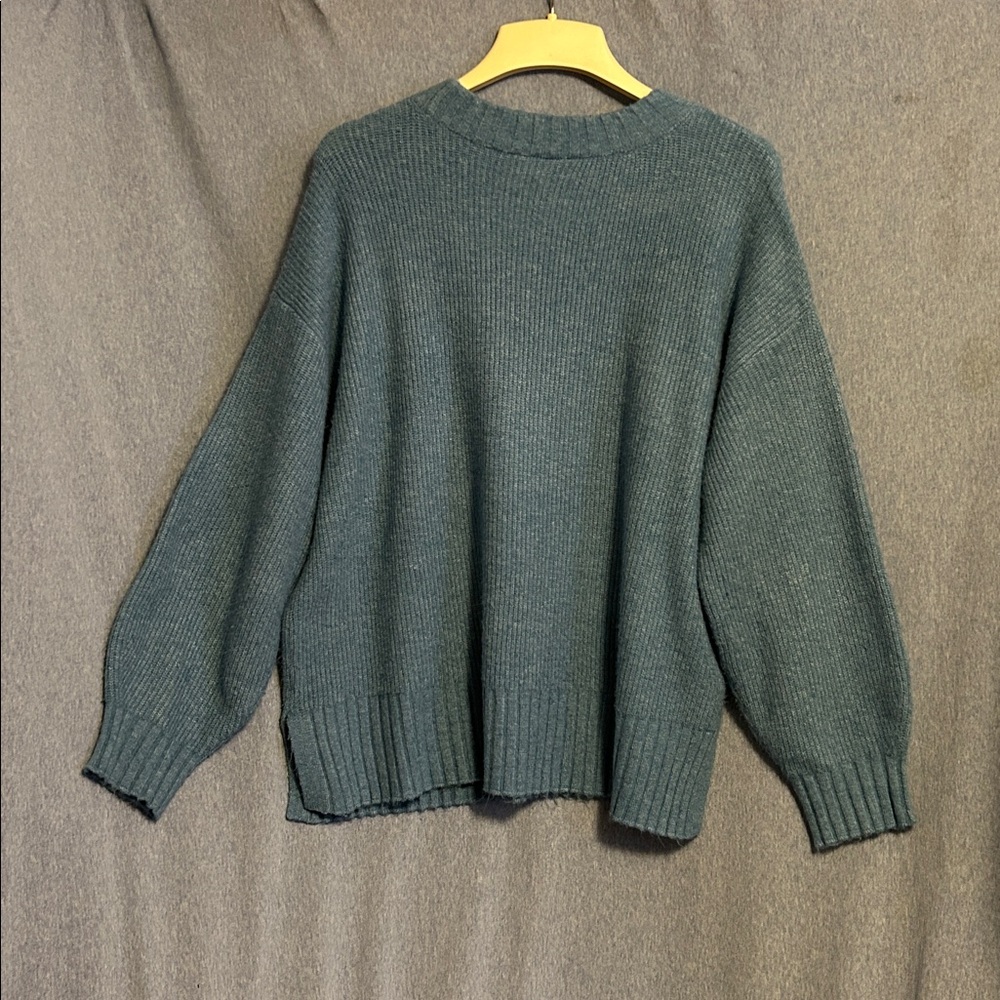 Loft blue Crew Neck Sweater size xl - Picture 3 of 4